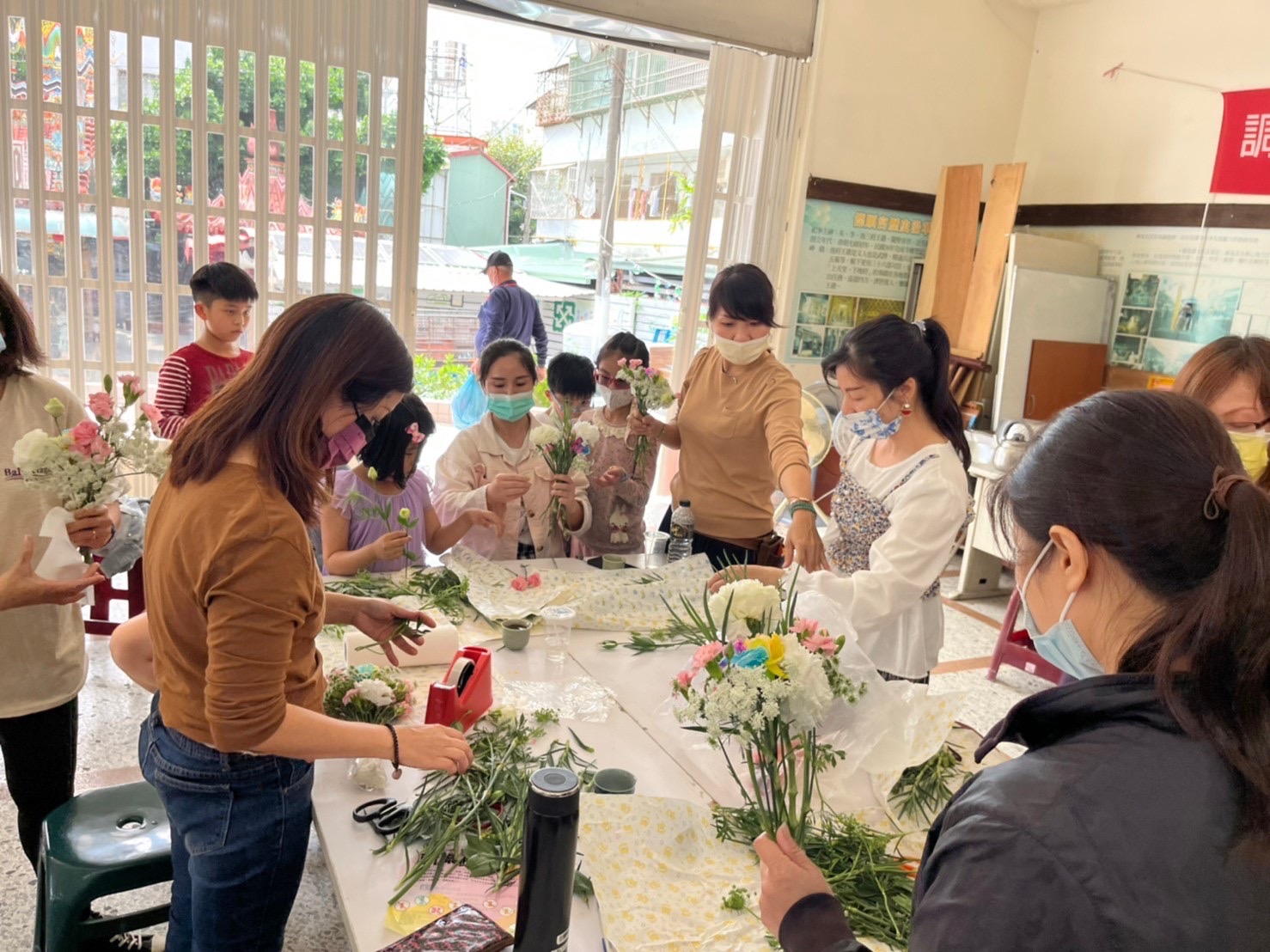 新住民產業鏈工作坊-創藝小學堂系列(花好月圓~實用花藝設計課)