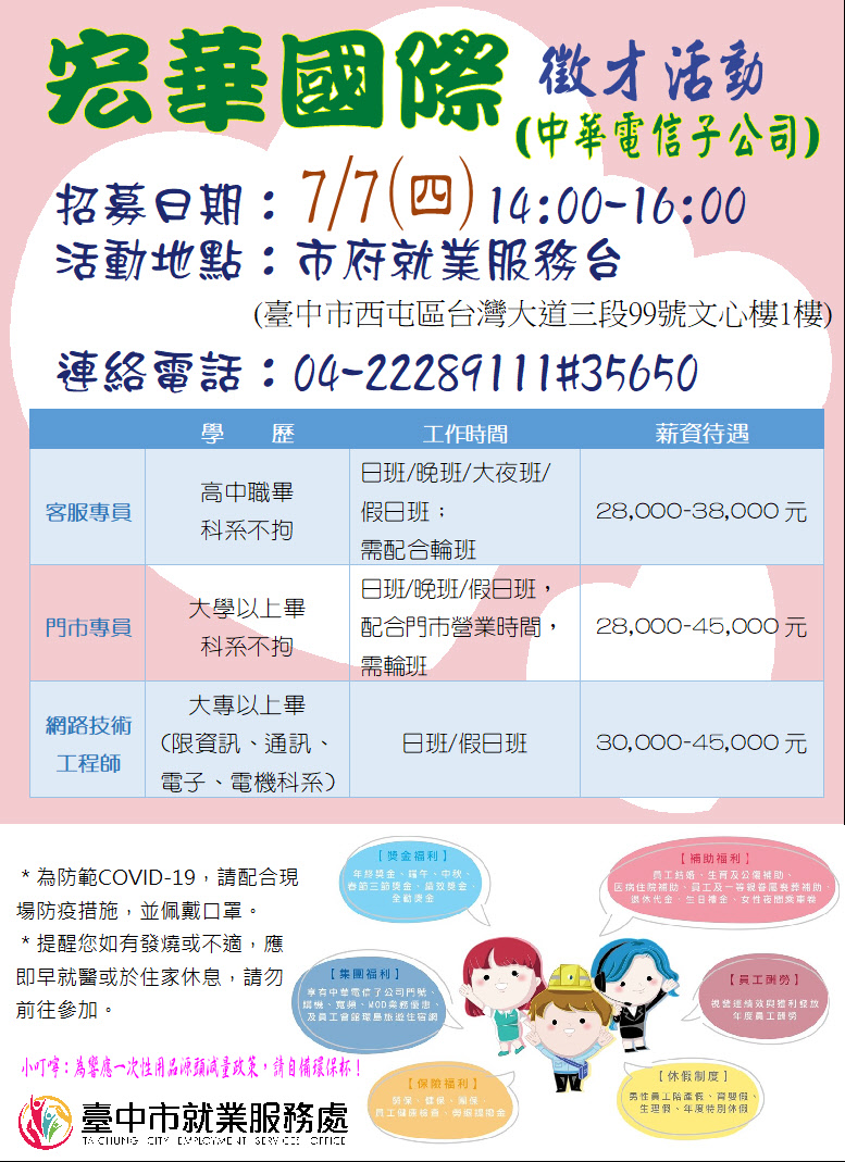 [單一徵才]宏華國際股份有限公司