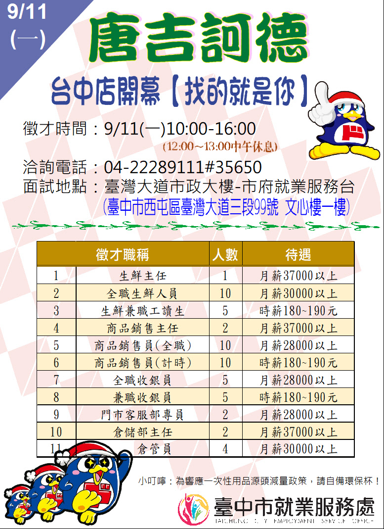 [單一徵才]台灣泛亞零售管理顧問股份有限公司(唐吉訶德 DON DON DONKI)