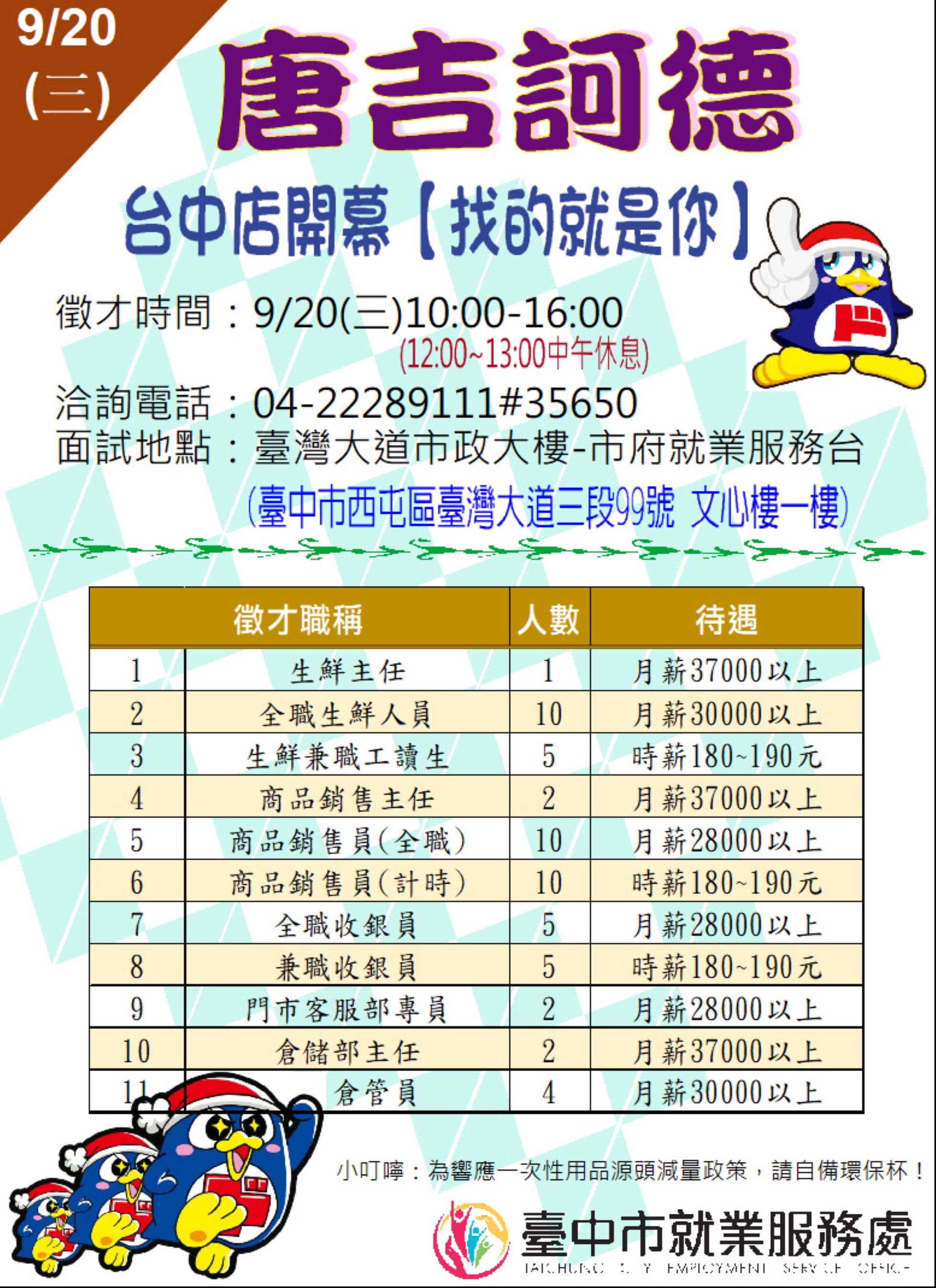 [單一徵才]台灣泛亞零售管理顧問股份有限公司(唐吉訶德 DON DON DONKI)