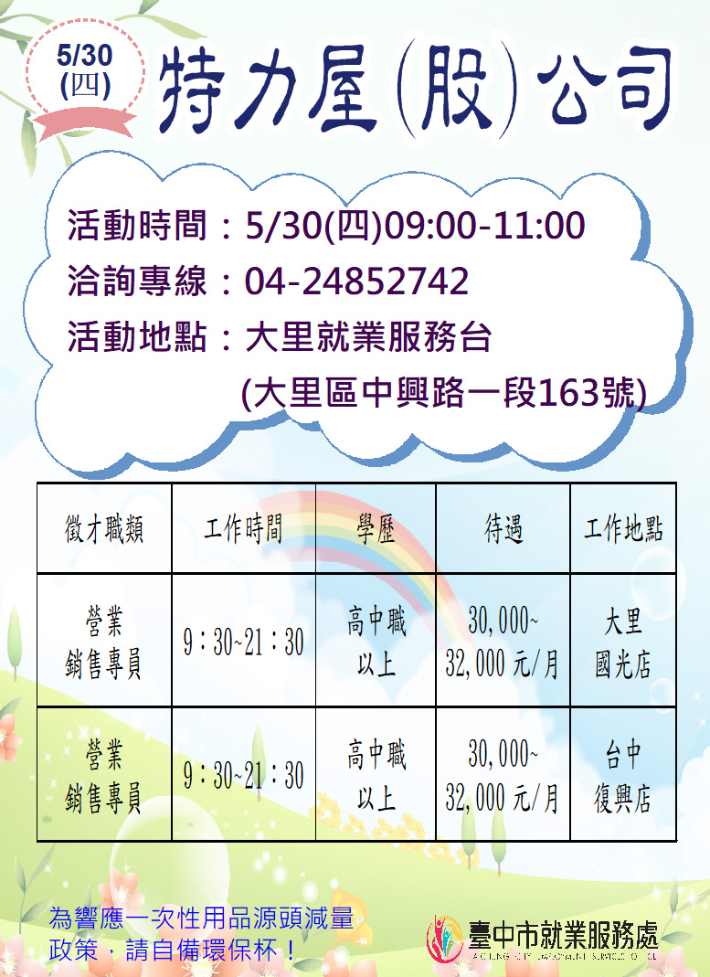 [單一徵才]特力屋股份有限公司