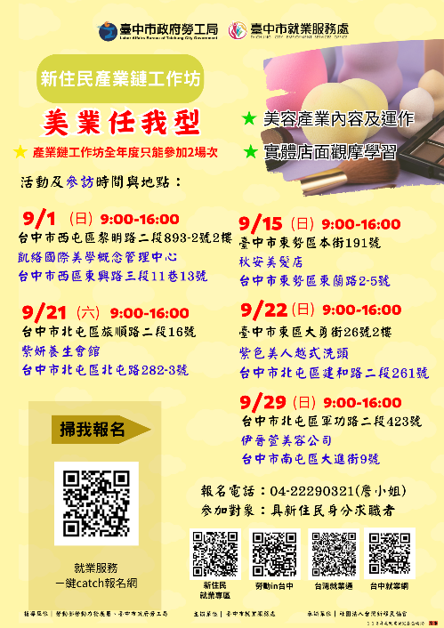 美業任我型產業鏈工作坊