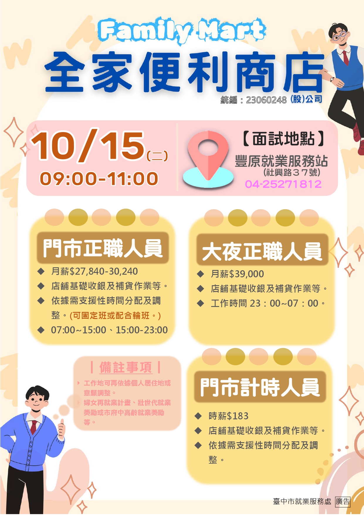 [單一徵才]全家便利商店(股)公司