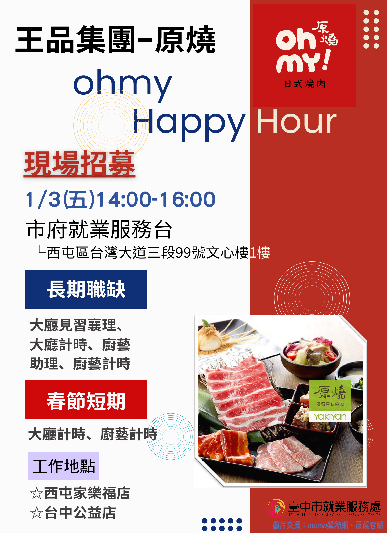[單一徵才]王品餐飲股份有限公司